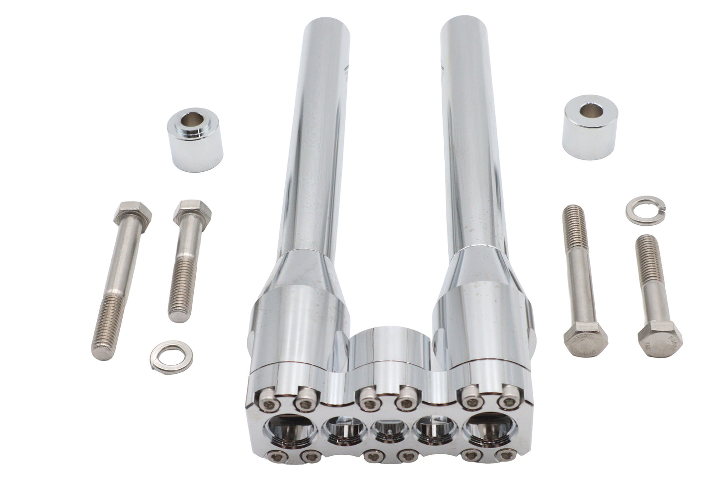 Wyatt Gatling 12 Baron Style Riser Set Chrome