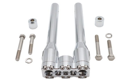 Wyatt Gatling 12 Baron Style Riser Set Chrome