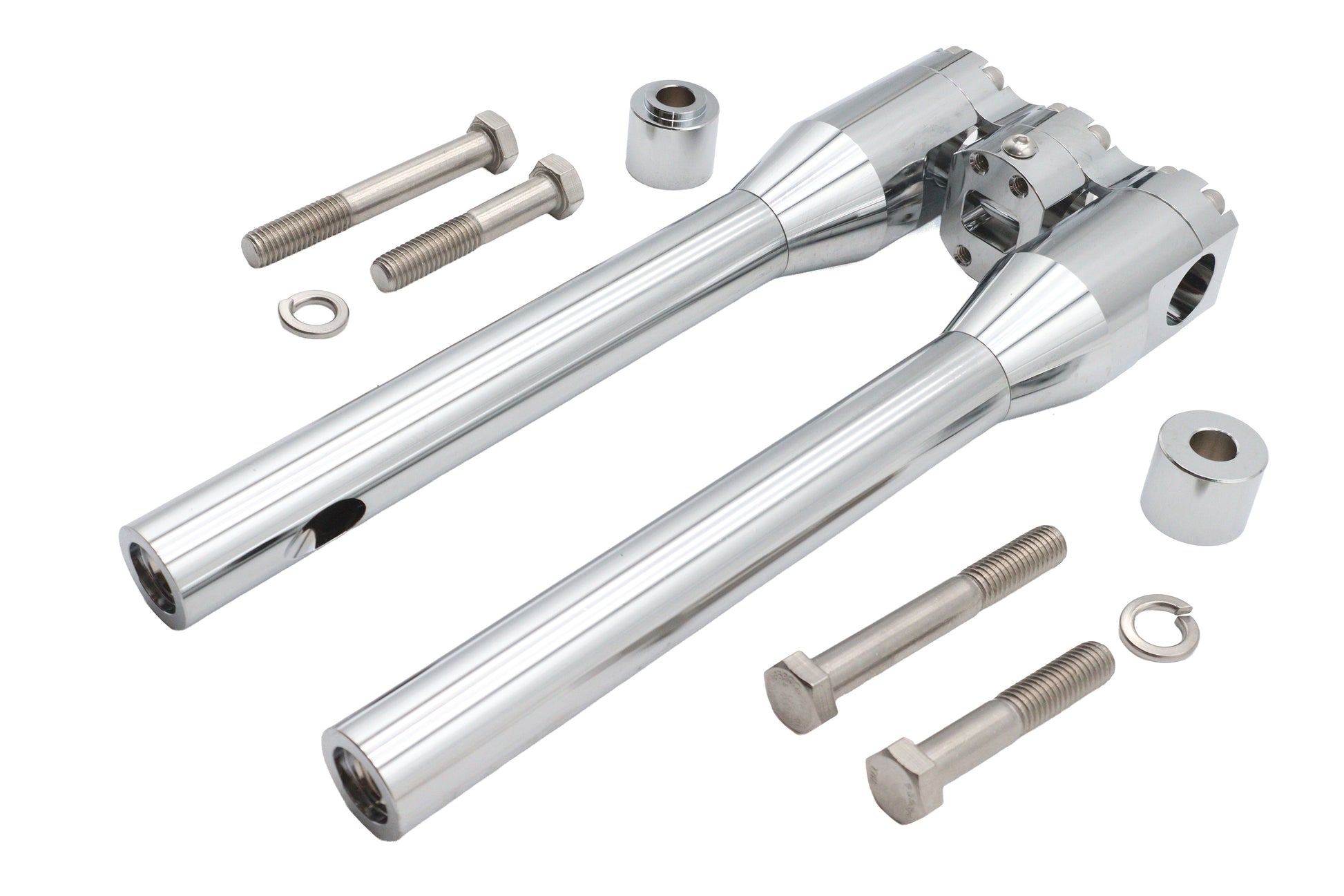 Wyatt Gatling 12 Baron Style Riser Set Chrome