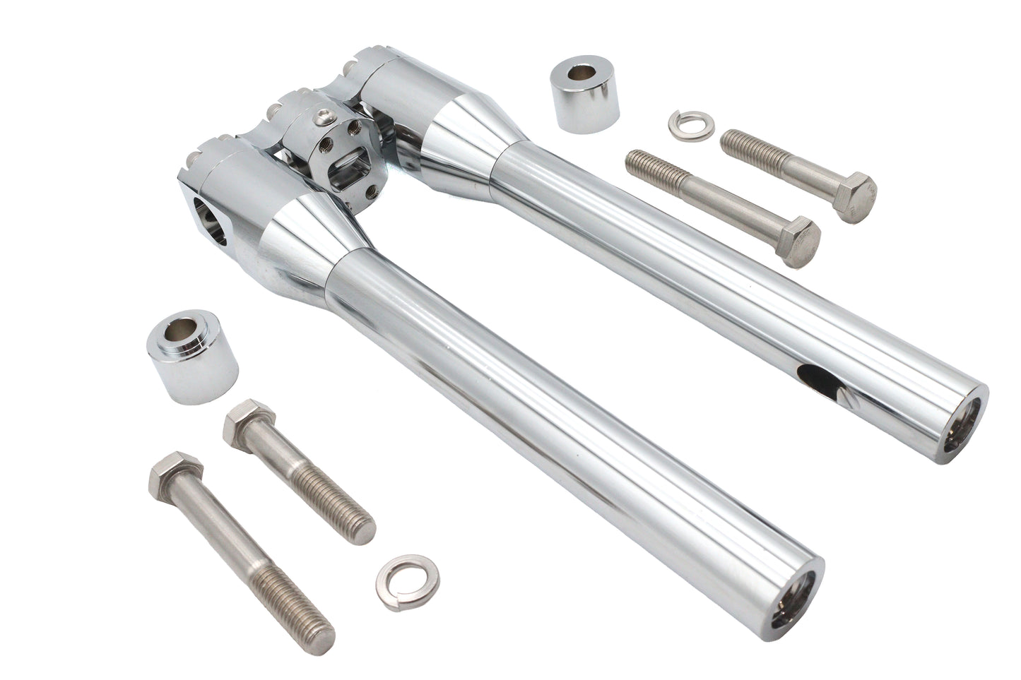 Wyatt Gatling 12 Baron Style Riser Set Chrome
