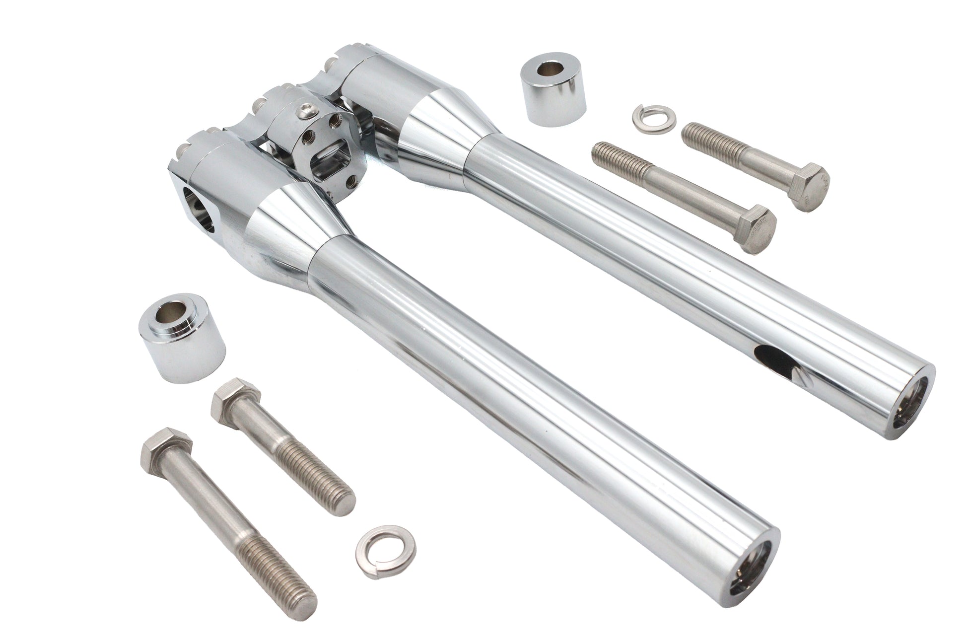 Wyatt Gatling 12 Baron Style Riser Set Chrome