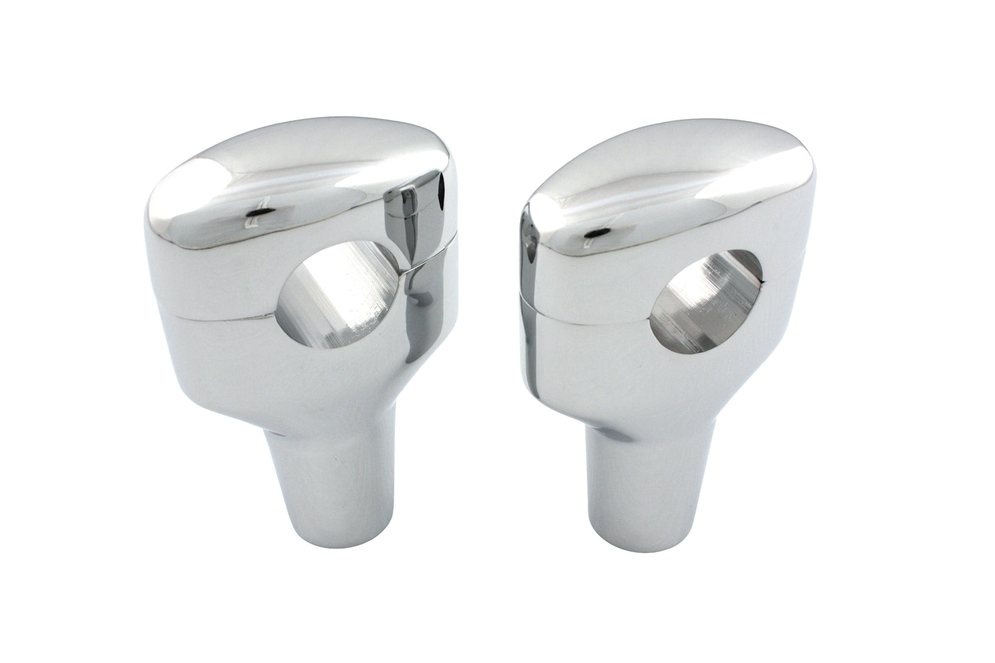Chrome 3-1/2 Short Riser Set