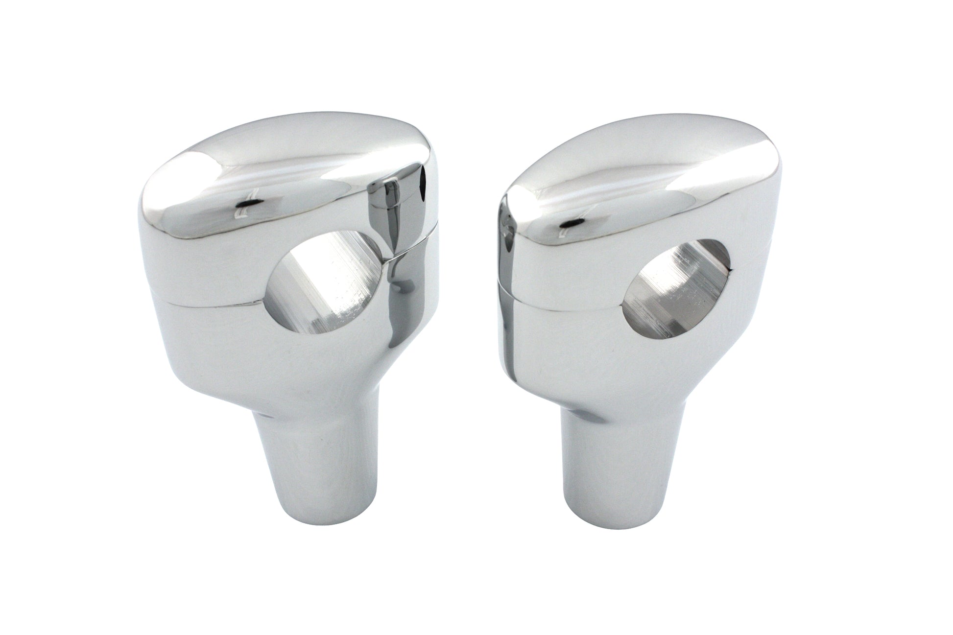 Chrome 3-1/2 Short Riser Set