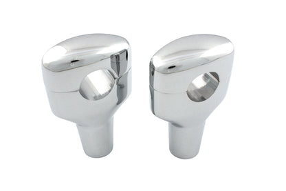 Chrome 3-1/2 Short Riser Set