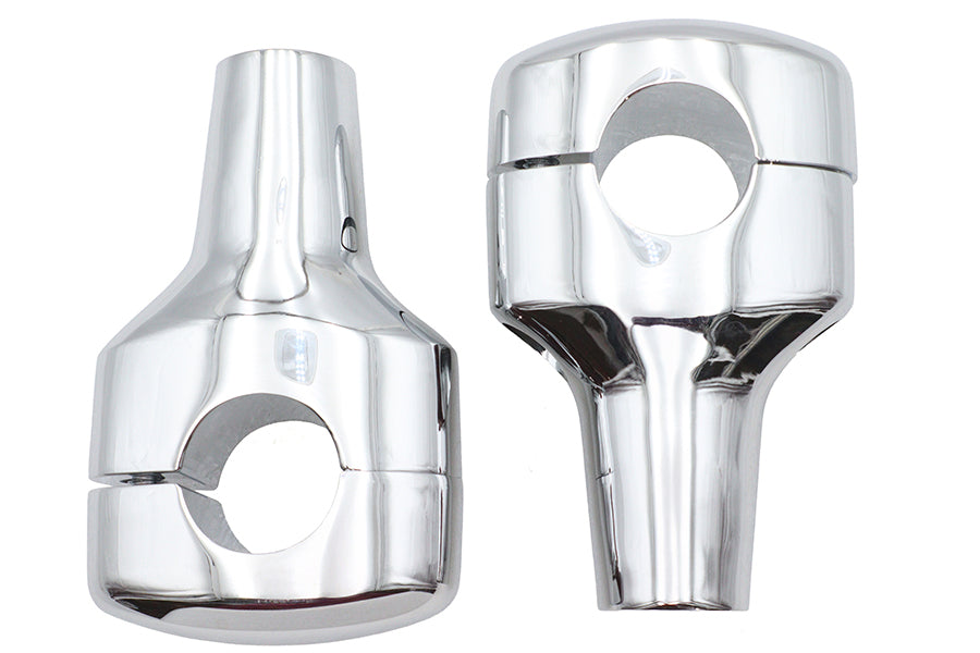 Chrome 3-1/2 Short Riser Set