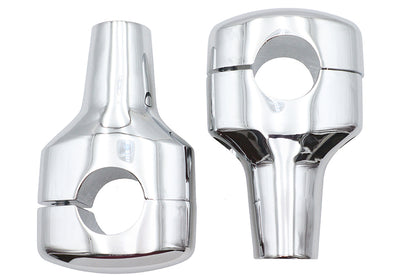 Chrome 3-1/2 Short Riser Set
