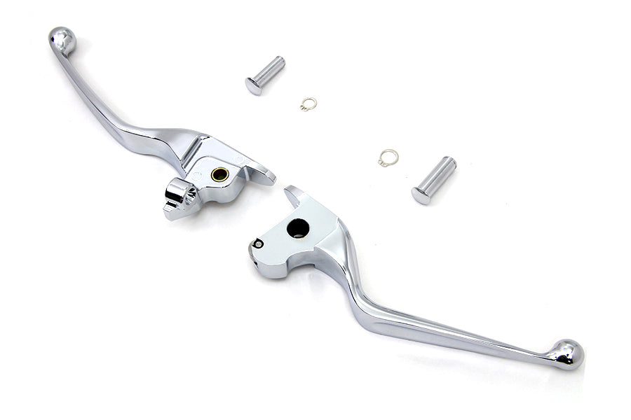 Chrome Wide Tamer Hand Lever Set