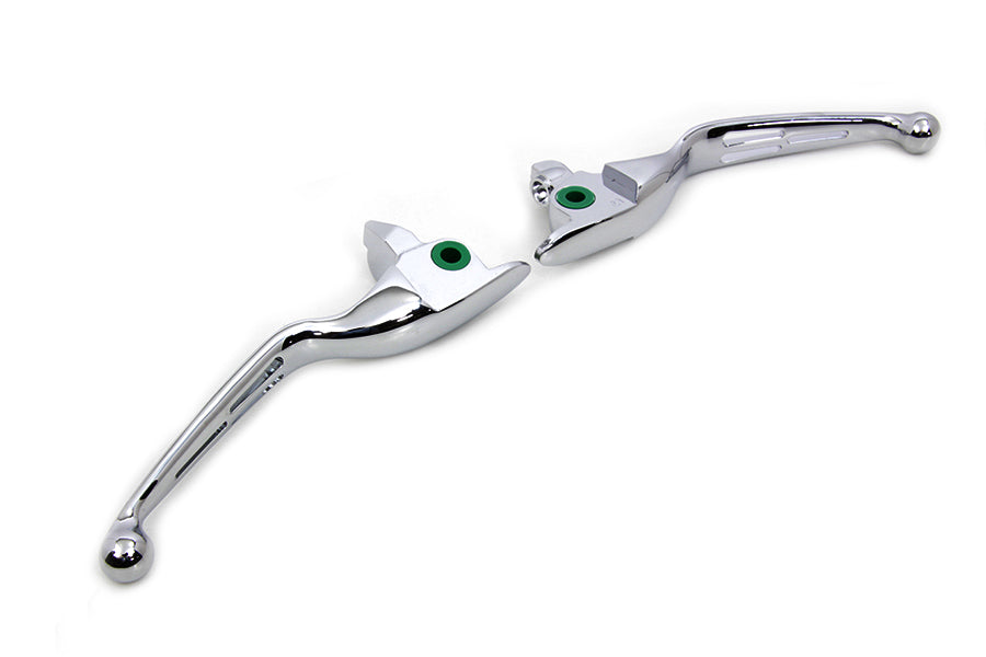 M8 Slotted Hand Control Lever Kit Chrome