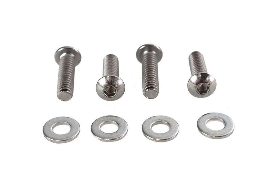 Clutch Lever Clamp Screw Kit Chrome