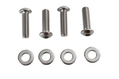 Clutch Lever Clamp Screw Kit Chrome