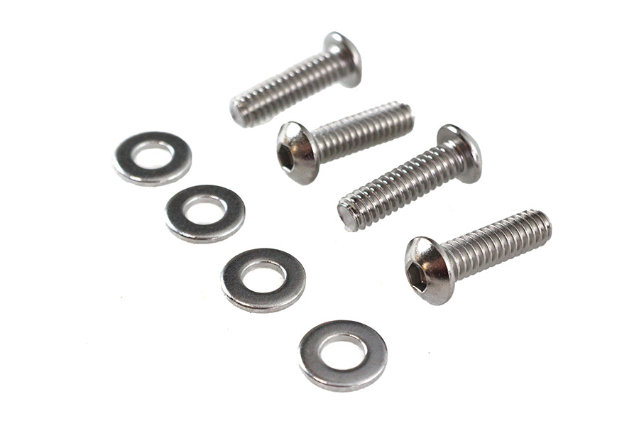 Clutch Lever Clamp Screw Kit Chrome