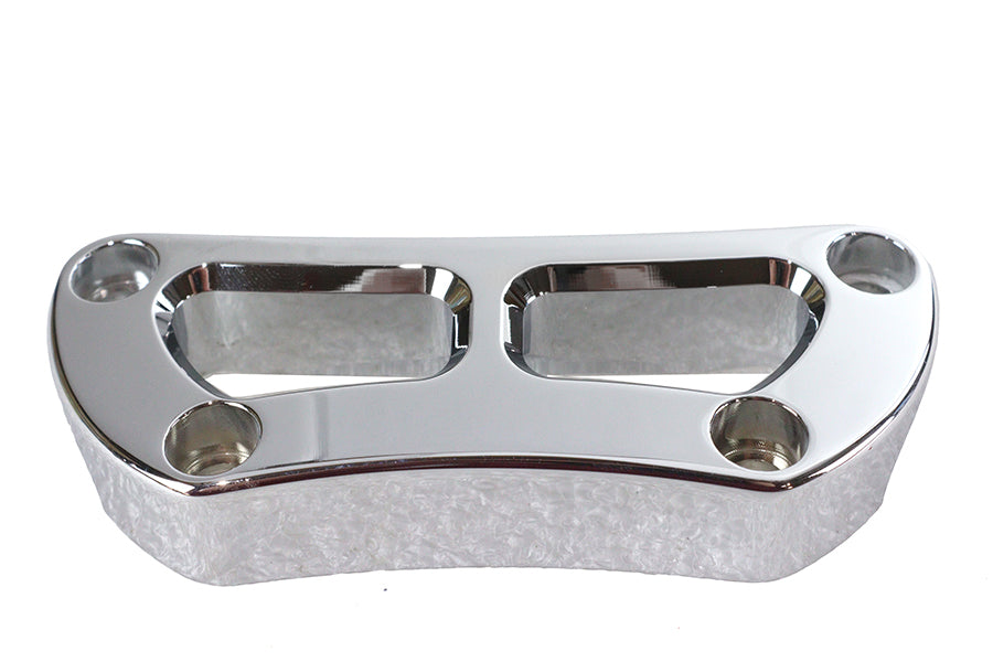 Cutout Design Riser Top Clamp Chrome