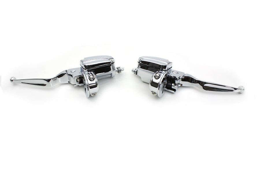 Handlebar Control Kit Chrome with Hydraulic Clutch