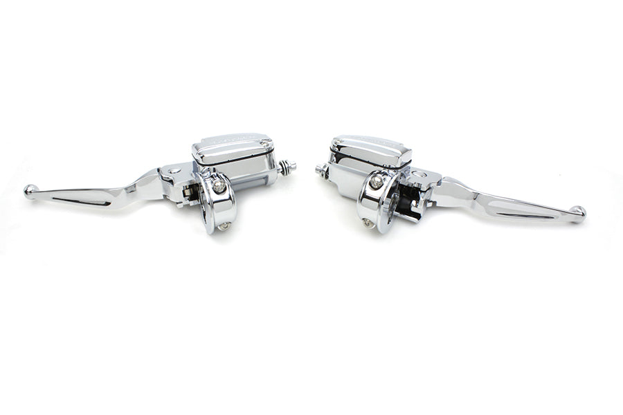 Handlebar Control Kit Chrome with Hydraulic Clutch