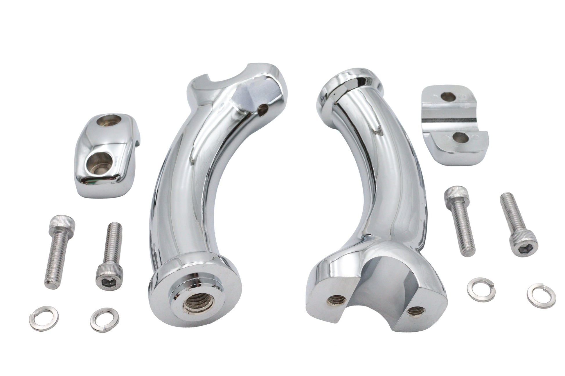 5-3/4 Fatty Pullback Riser Kit Chrome