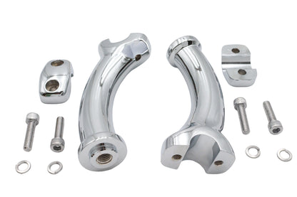 5-3/4 Fatty Pullback Riser Kit Chrome