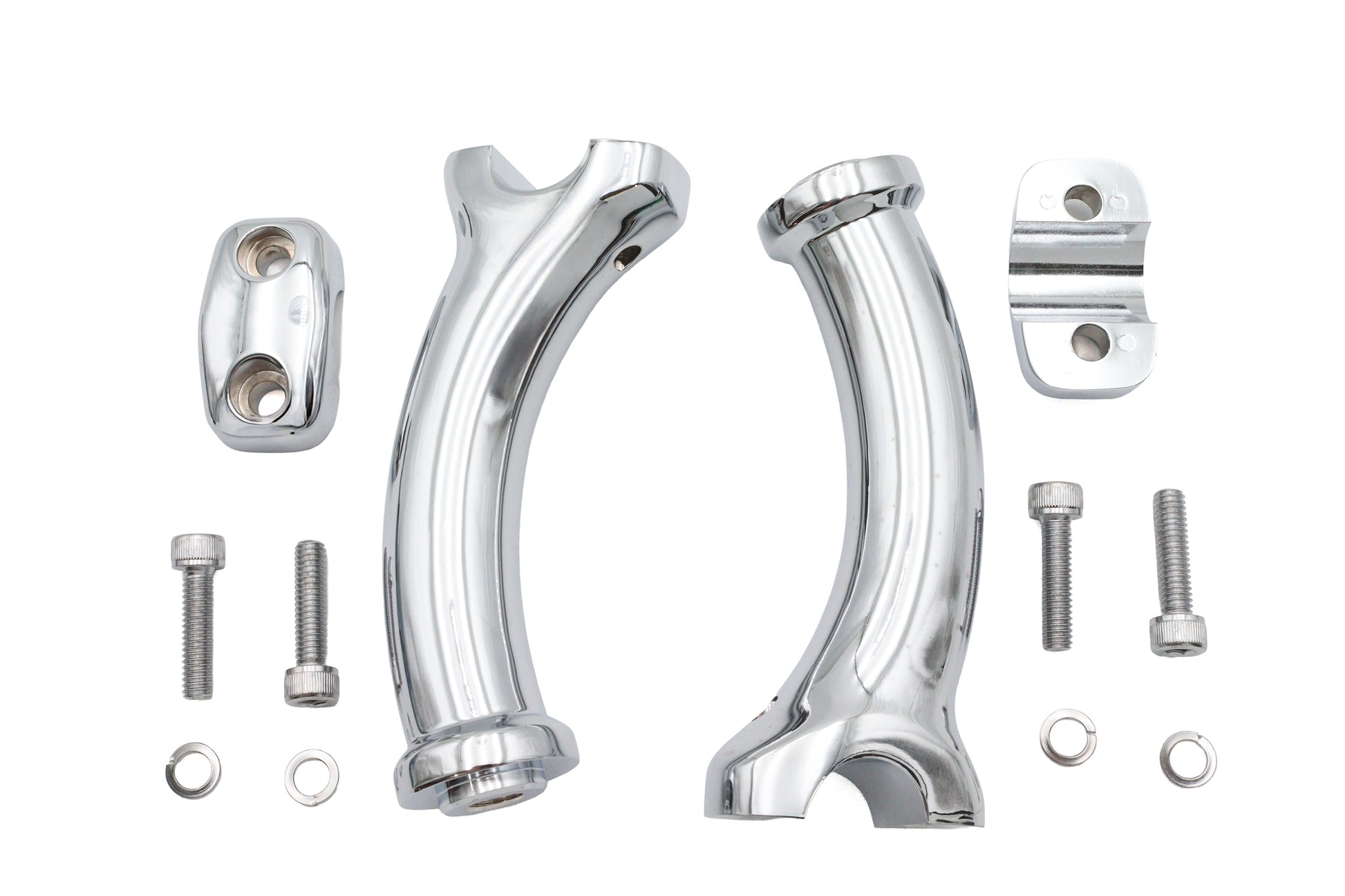 5-3/4 Fatty Pullback Riser Kit Chrome