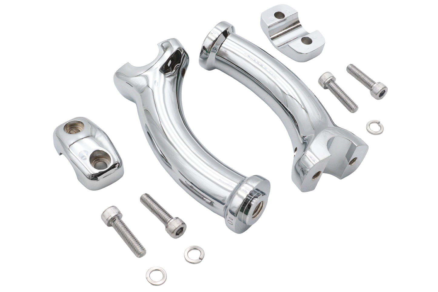 5-3/4 Fatty Pullback Riser Kit Chrome