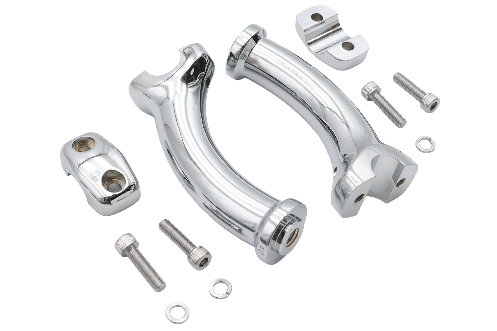 5-3/4 Fatty Pullback Riser Kit Chrome