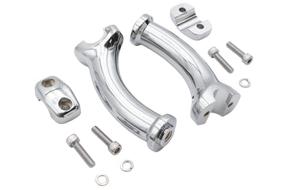 5-3/4 Fatty Pullback Riser Kit Chrome