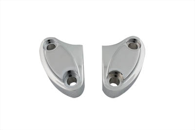 Top Riser Clamp Set Chrome