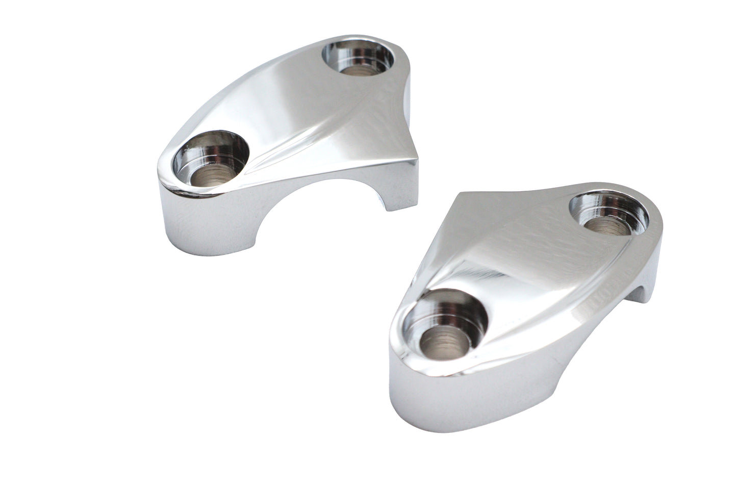 Top Riser Clamp Set Chrome