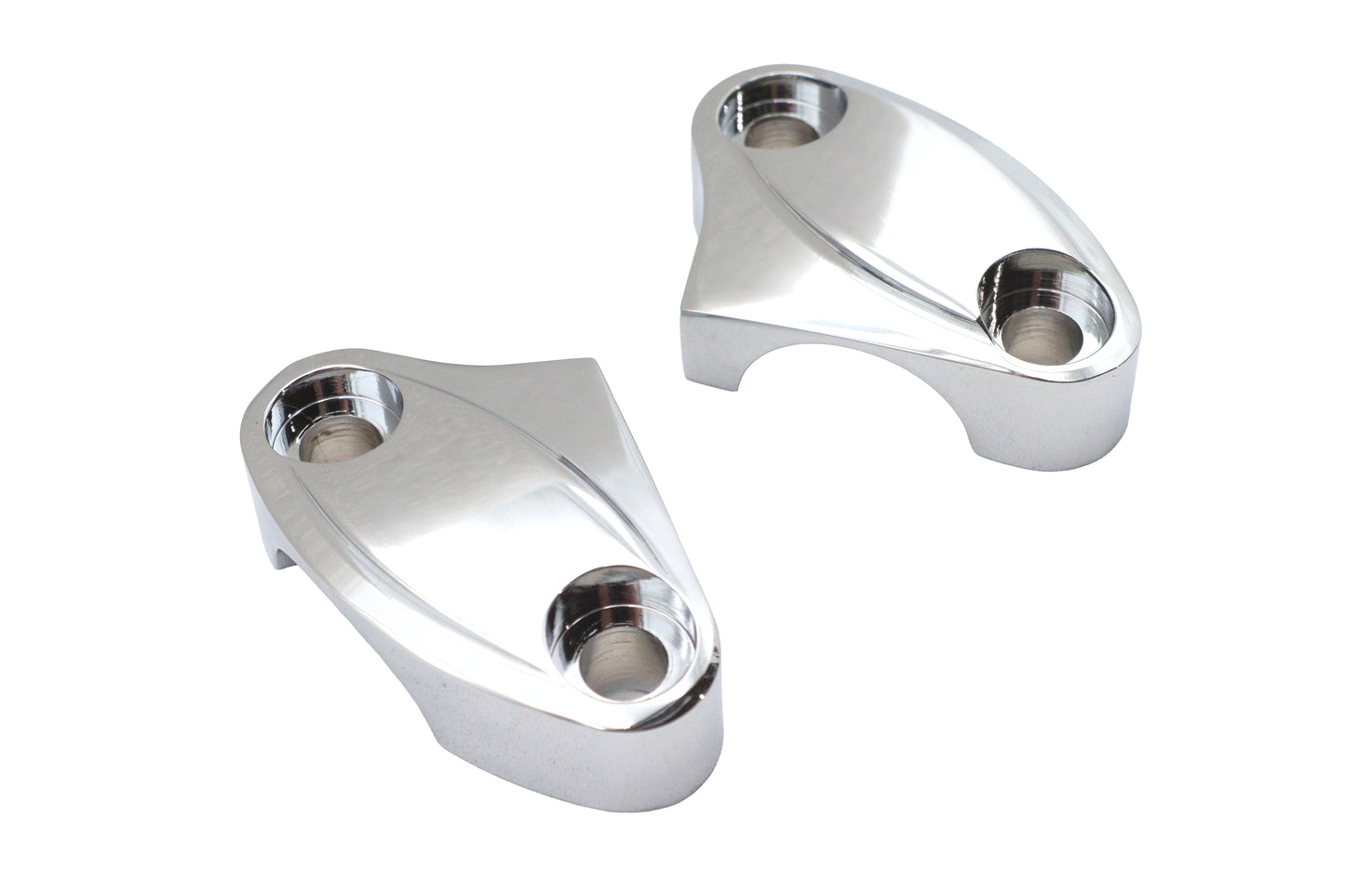 Top Riser Clamp Set Chrome