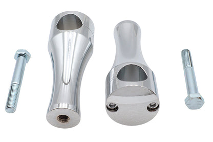 5 Solid Billet Chrome Riser Set