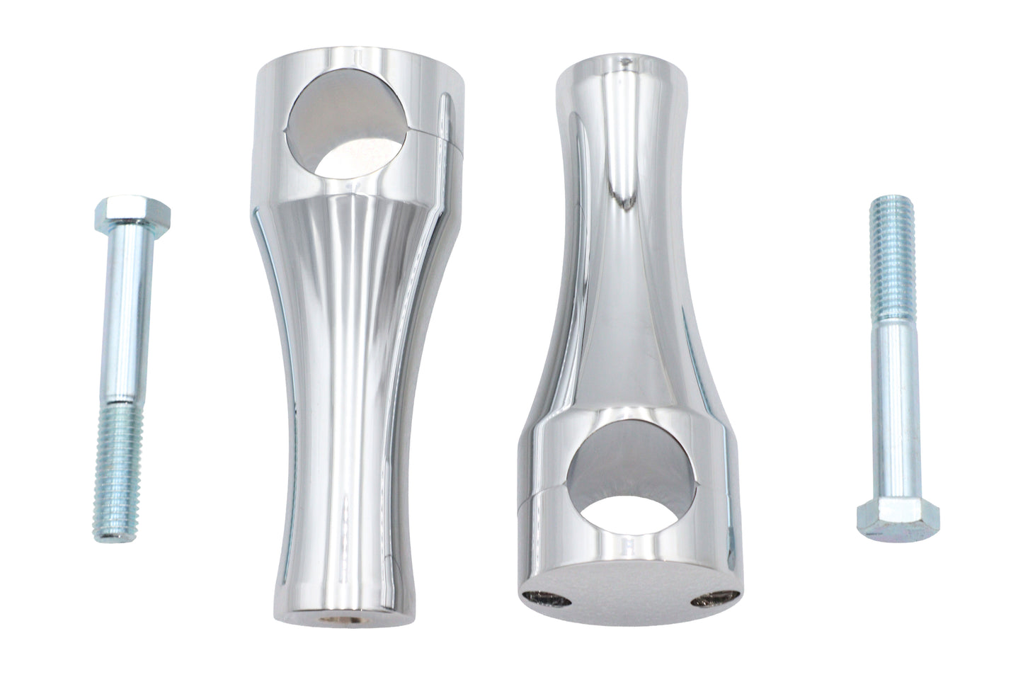 5 Solid Billet Chrome Riser Set