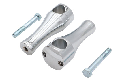 5 Solid Billet Chrome Riser Set
