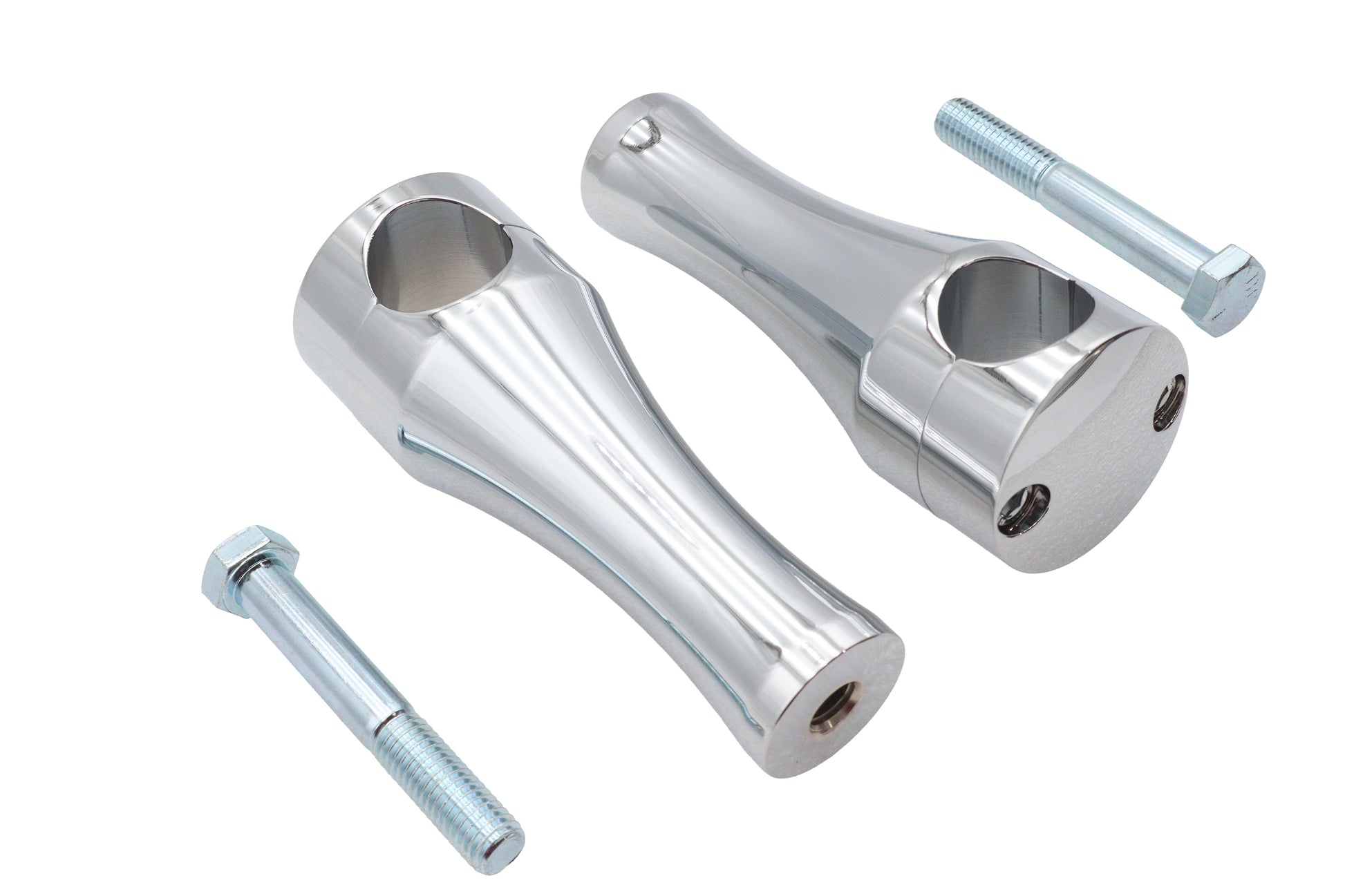 5 Solid Billet Chrome Riser Set