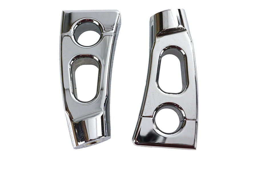 4-1/4 Switchback Chrome Riser Set
