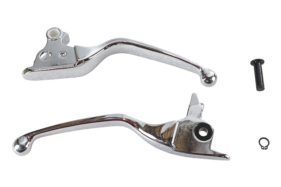 Chrome Smooth Contour Tamer Hand Lever Set