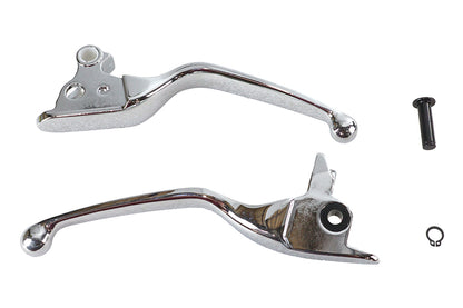 Chrome Smooth Contour Tamer Hand Lever Set