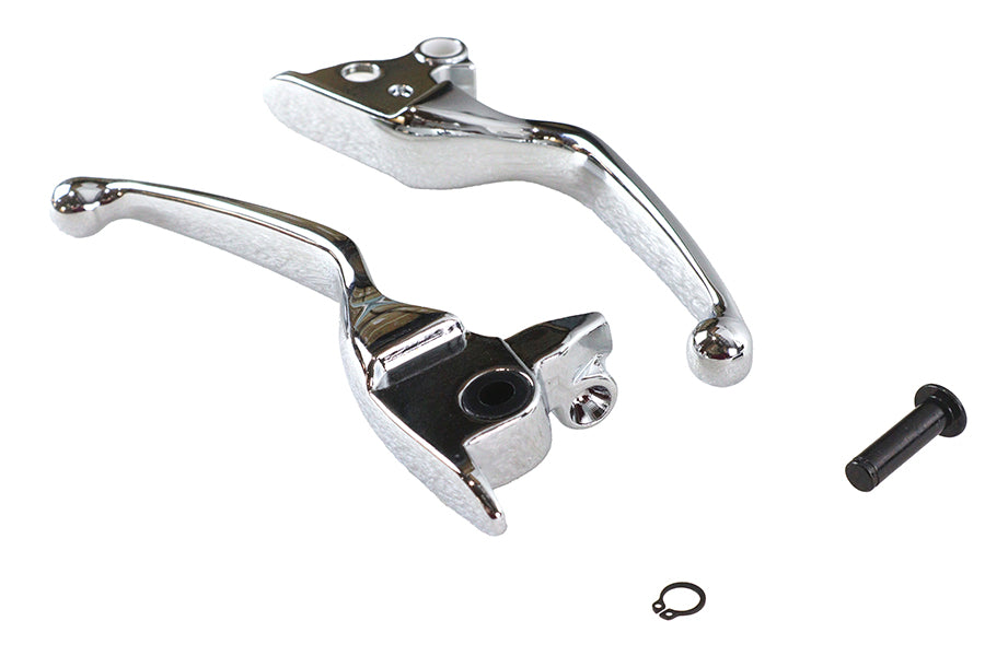 Chrome Smooth Contour Tamer Hand Lever Set