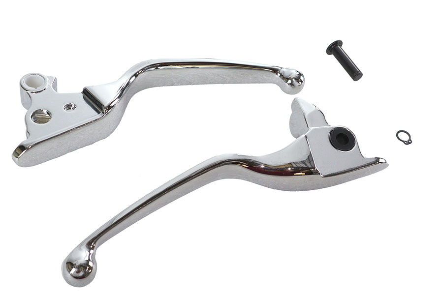 Chrome Smooth Contour Tamer Hand Lever Set