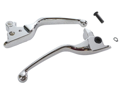 Chrome Smooth Contour Tamer Hand Lever Set
