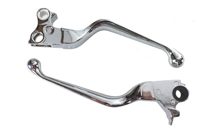 Chrome V-Cut Hand Lever Set