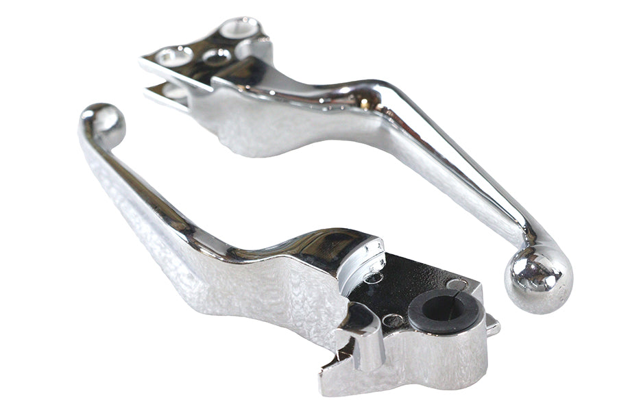 Chrome V-Cut Hand Lever Set