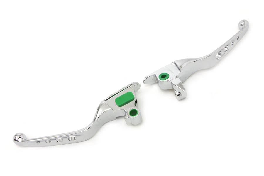 Chrome Drilled Hand Lever Set