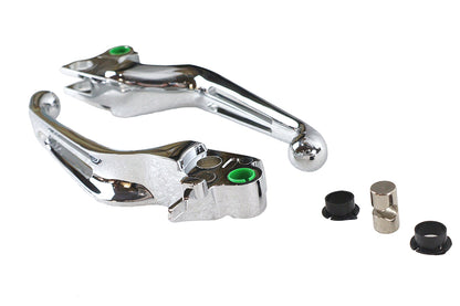 Chrome Slotted Hand Lever Set