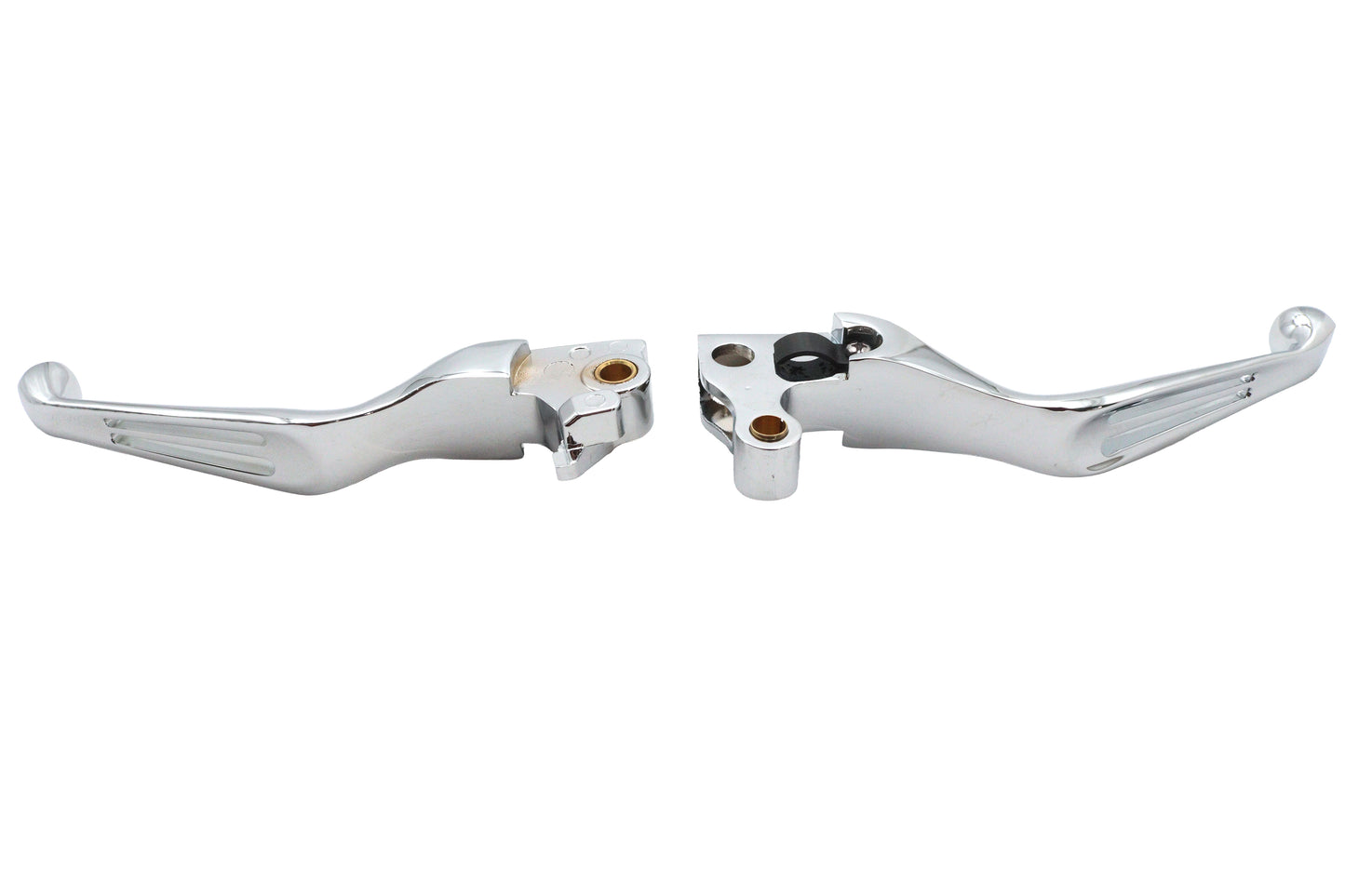 Chrome Slotted Hand Lever Set