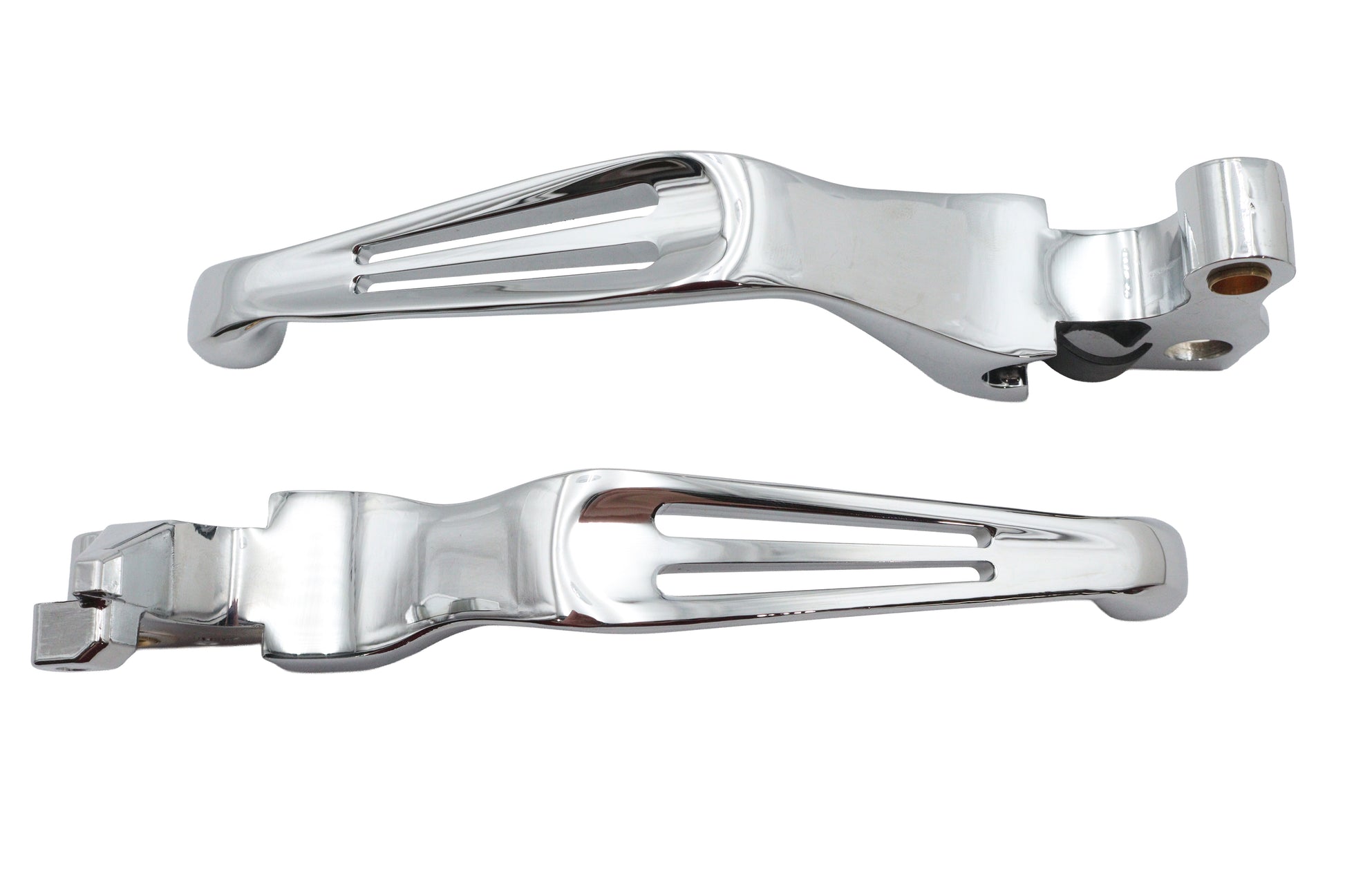 Chrome Slotted Hand Lever Set