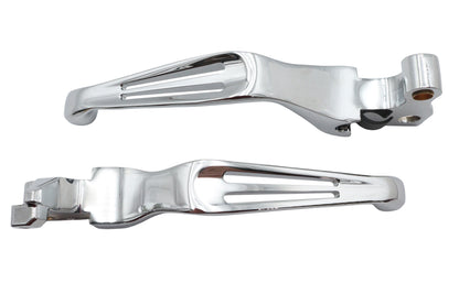 Chrome Slotted Hand Lever Set