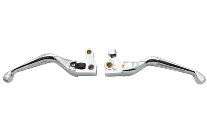 Chrome Slotted Hand Lever Set