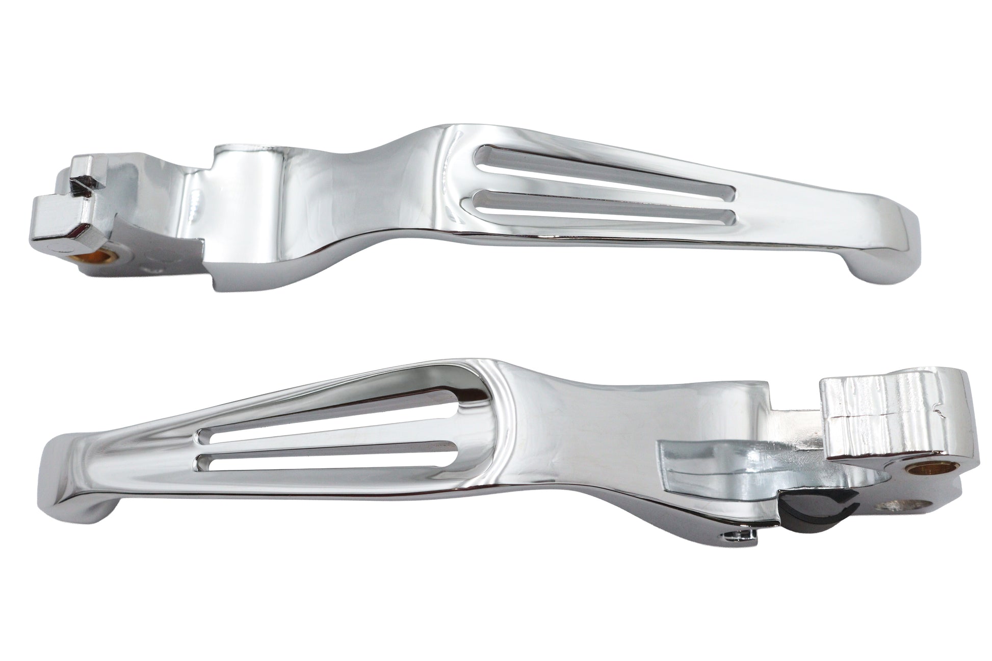Chrome Slotted Hand Lever Set