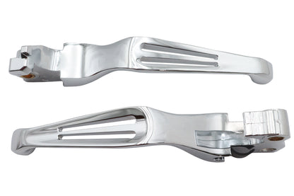 Chrome Slotted Hand Lever Set