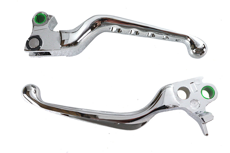 Chrome Drilled Hand Lever Set