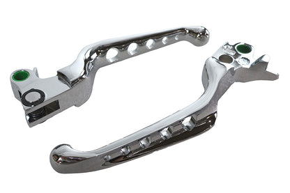Chrome Drilled Hand Lever Set