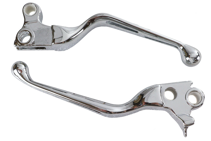Chrome Slotted Hand Lever Set